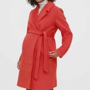 GAP Maternity Wool Blend Wrap Coat